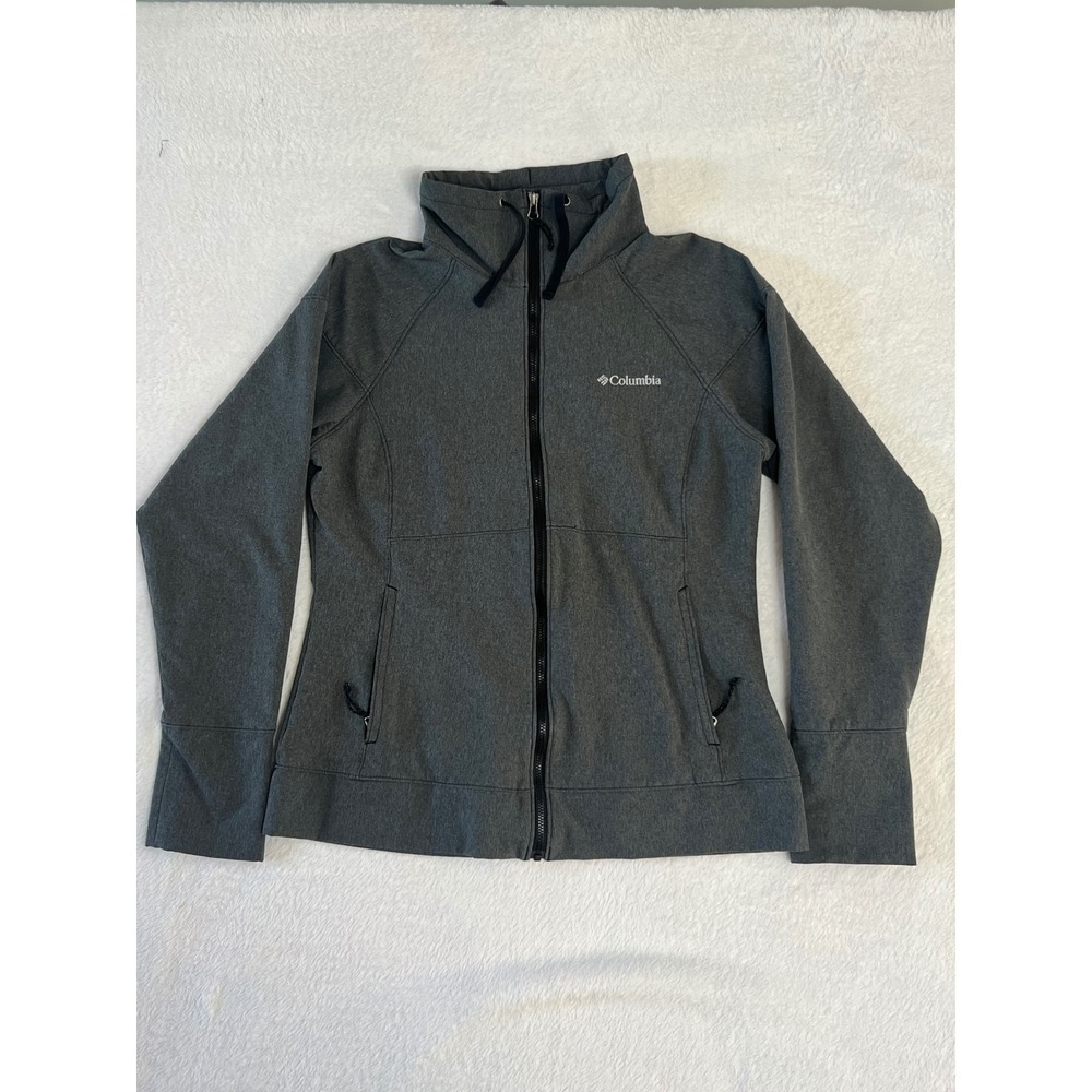 Columbia Women's Weekender Full Zip Gray Heather Size S Funnel Neck
